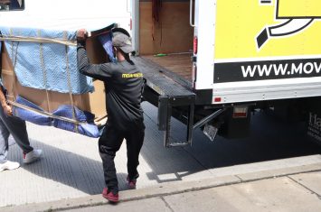 Movers working during the coronavirus pandemic because they are essential workers