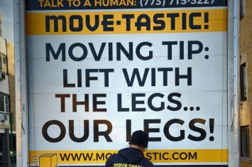 Reliable long-distance movers prepping truck