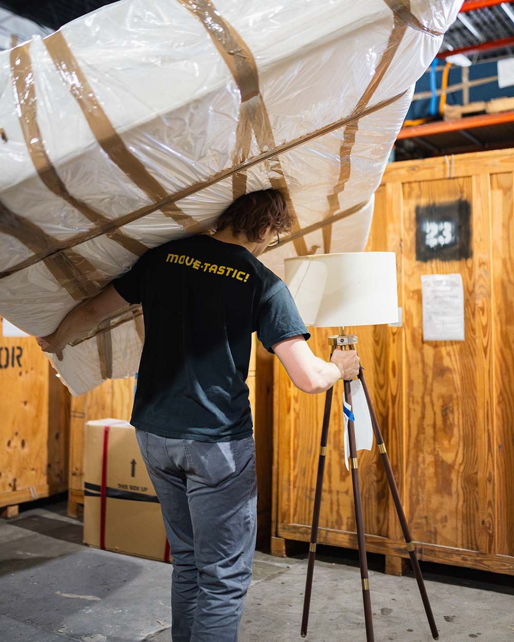 Mover prepping storage solutions when moving