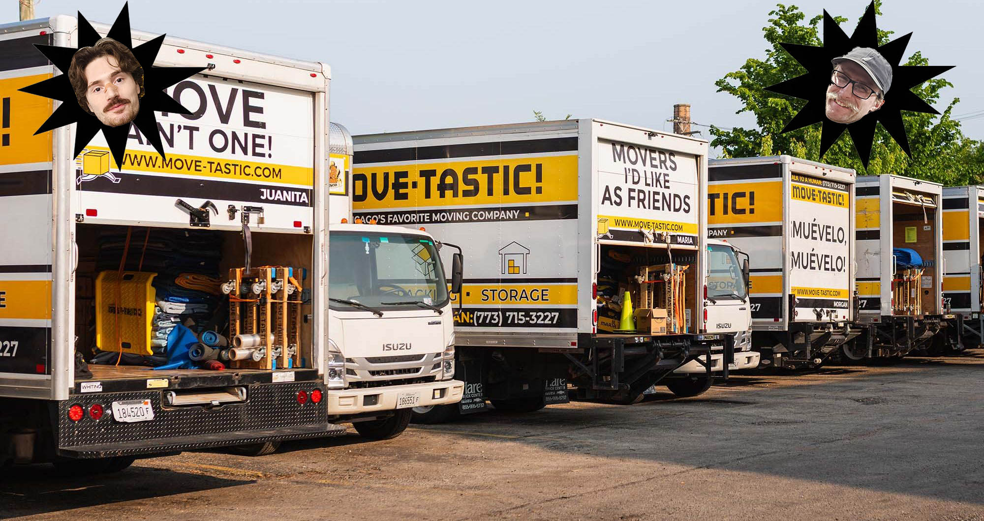 Moving trucks ready to help you prepare for moving day