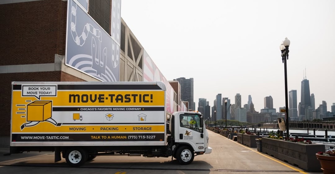 This truck holds the best long-distance movers in Chicago!